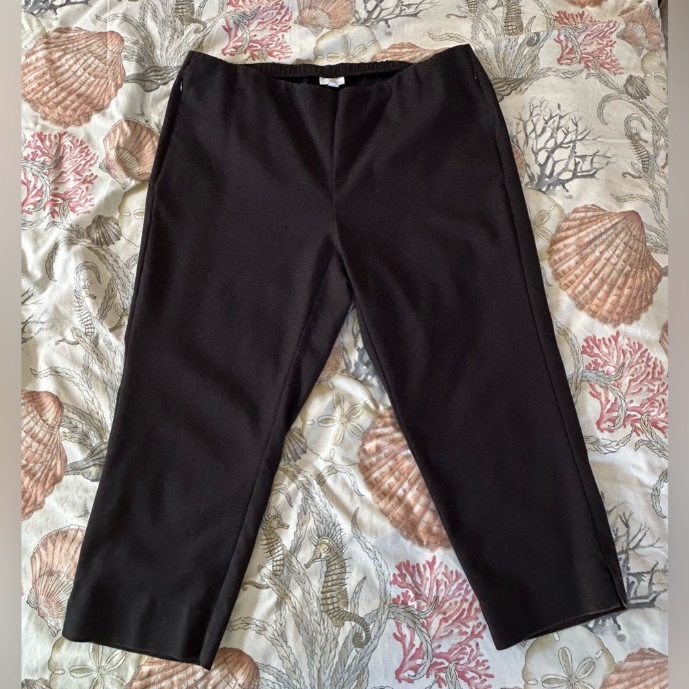J Jill 20 Pants Black Essential Cotton Stretch